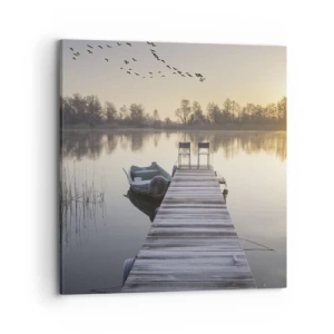 Tablou pe pânză - O să mă întorc în curând - 70x70 cm