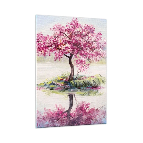 Tablou pe sticlă - Festivalul Primăverii - 50x70 cm