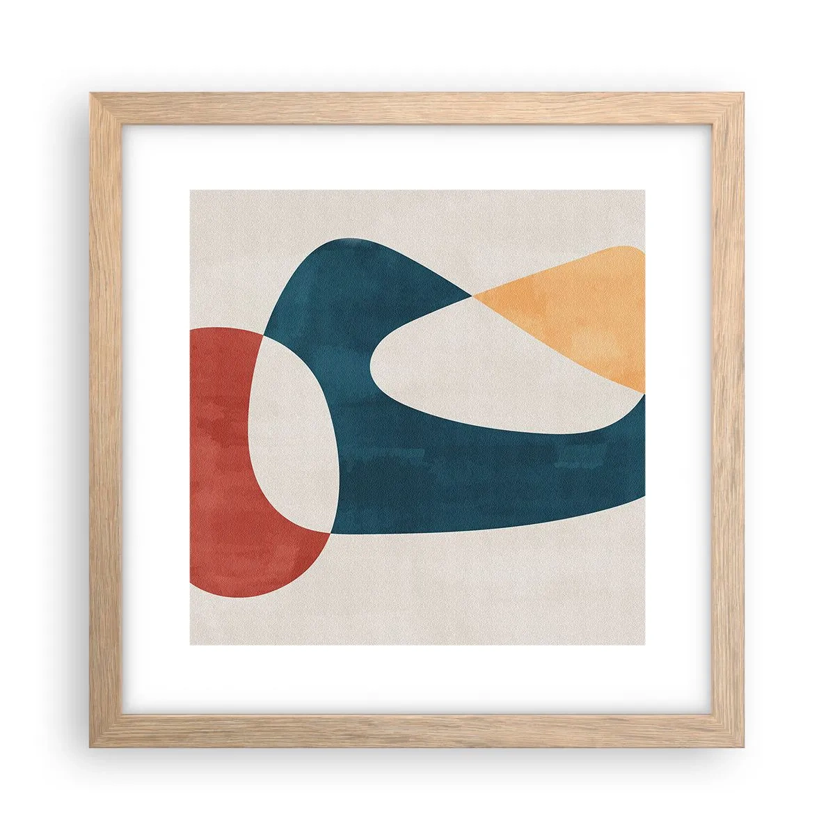 Poster în ramă de stejar deschis - Influențe și metamorfoze - 30x30 cm