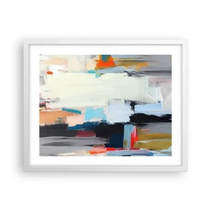 Poster în ramă albă - Există o metodă? - 50x40 cm