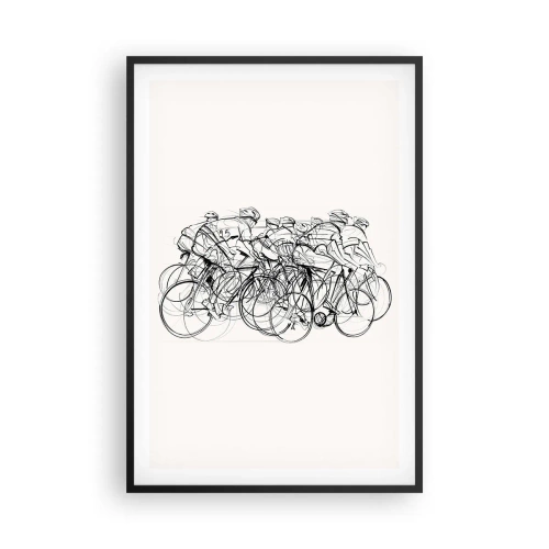 Poster în ramă neagră - Mână în mână - 61x91 cm