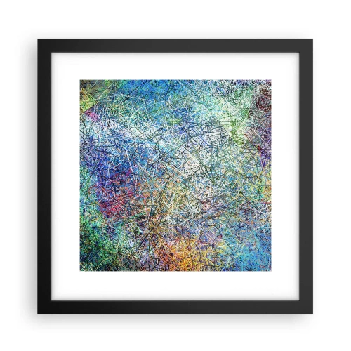 Poster în ramă neagră - Nu este atât de simplu - 30x30 cm