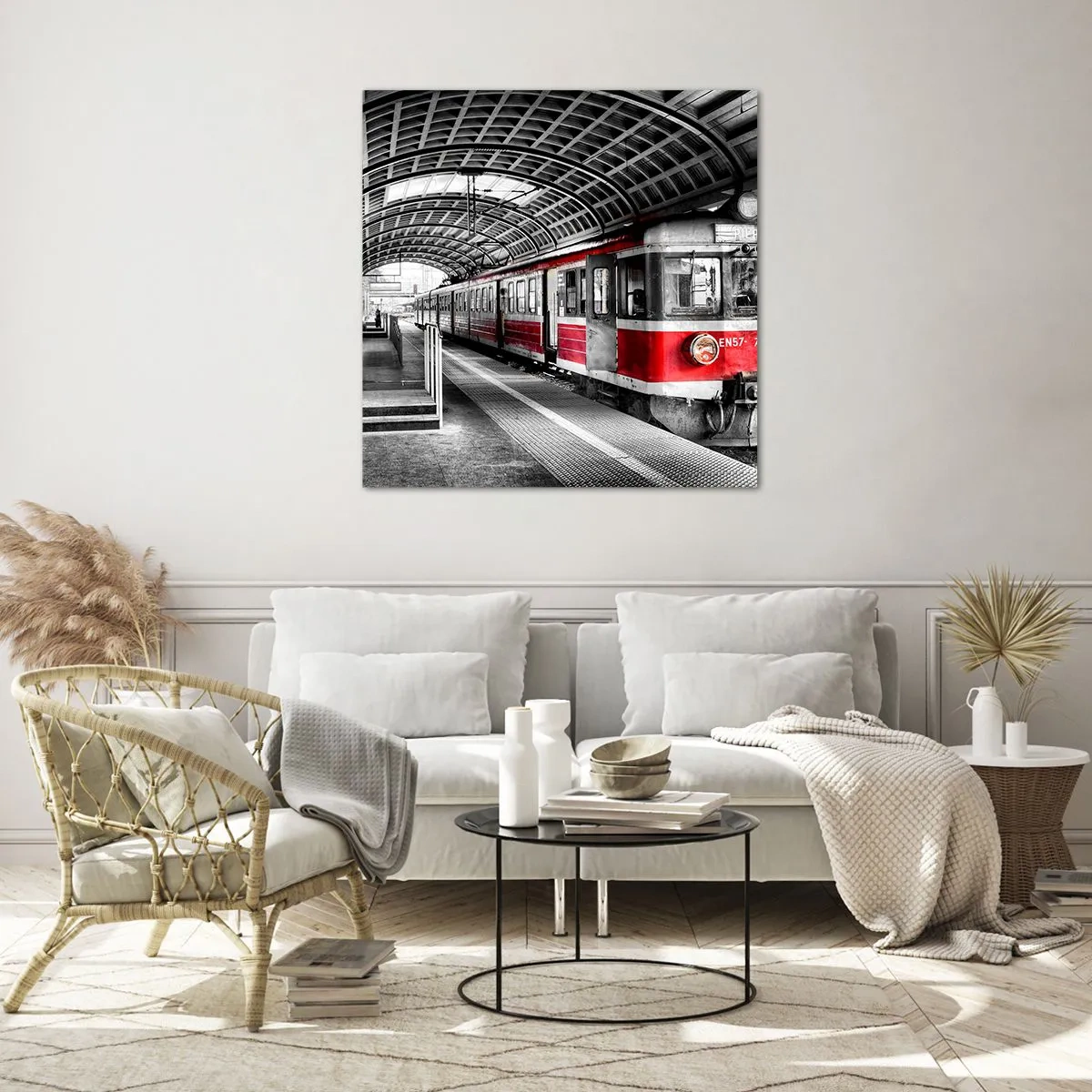 Tablou pe sticlă - Poate este o călătorie de o viață? - 70x70 cm