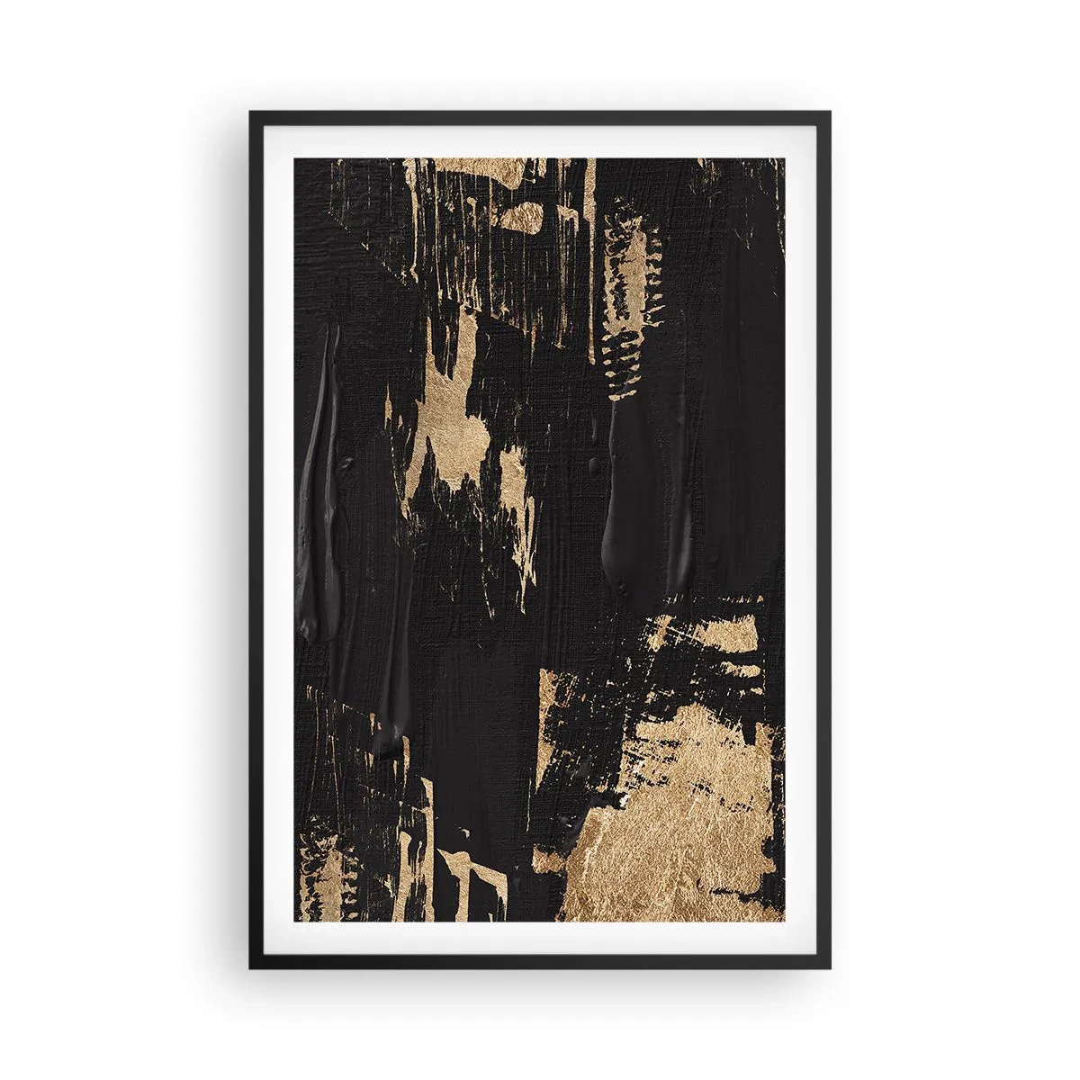 Poster în ramă neagră - O urmă de atingere - 61x91 cm