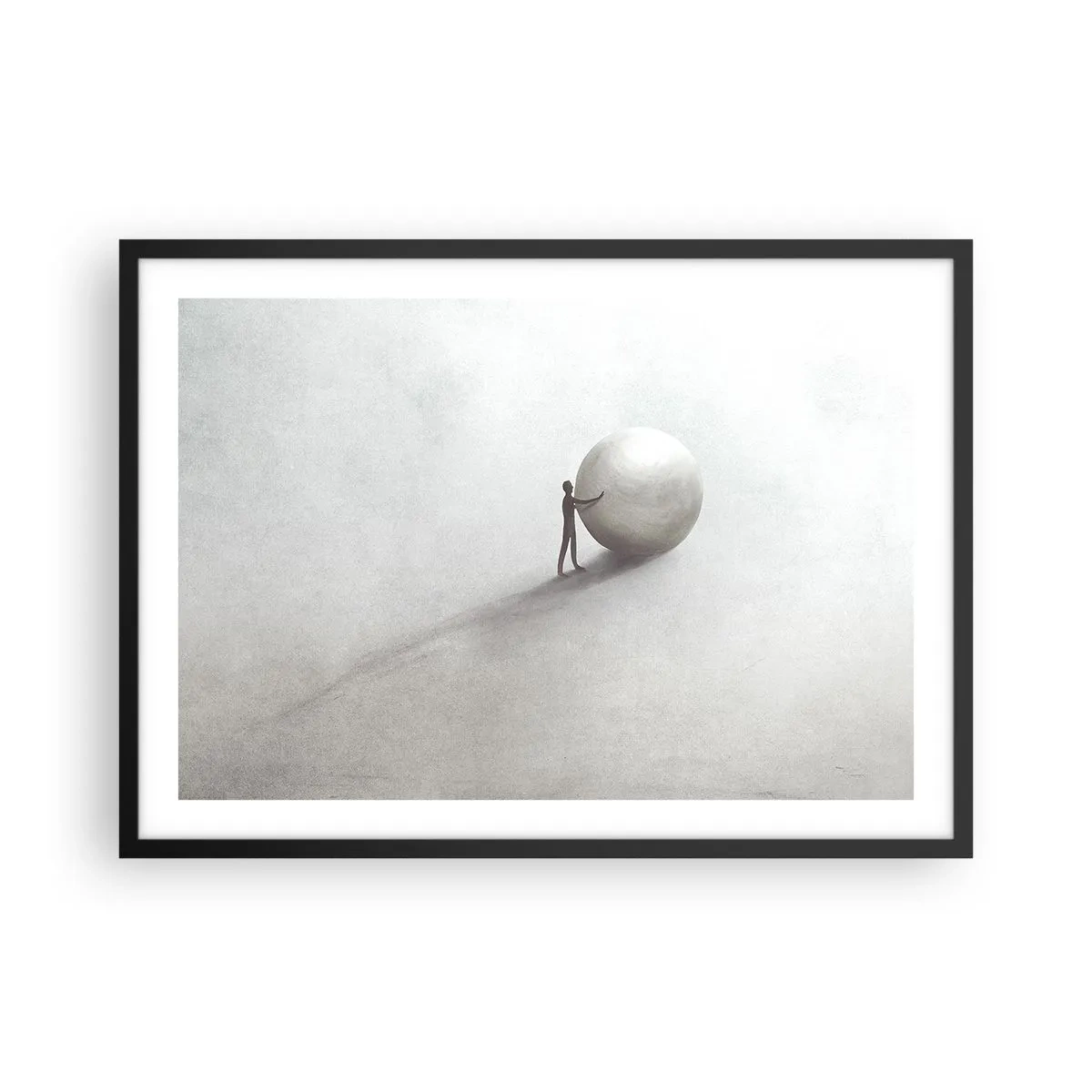 Poster în ramă neagră - Jocul vieții - 70x50 cm