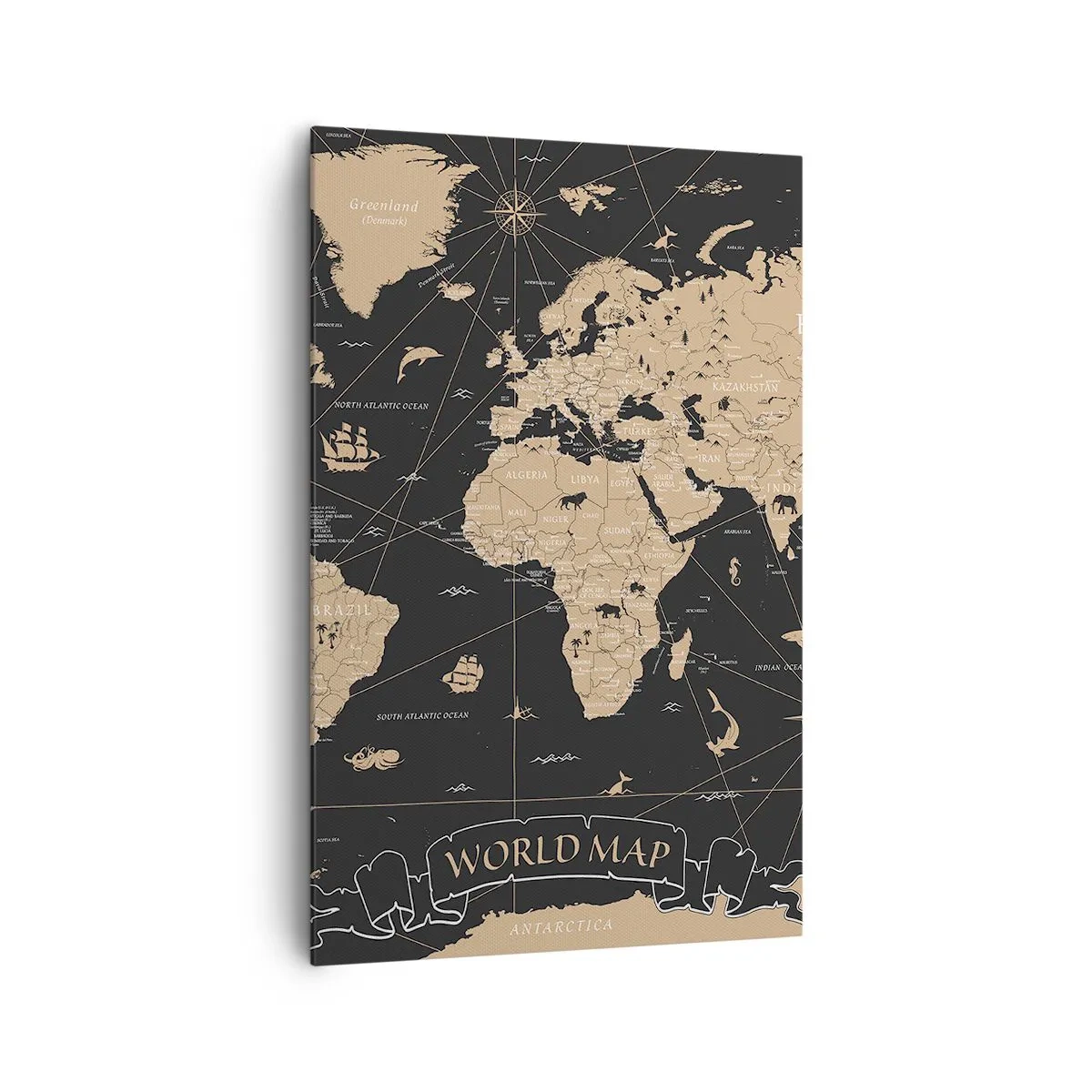 Tablou pe pânză - Limitele lumii mele - 80x120 cm