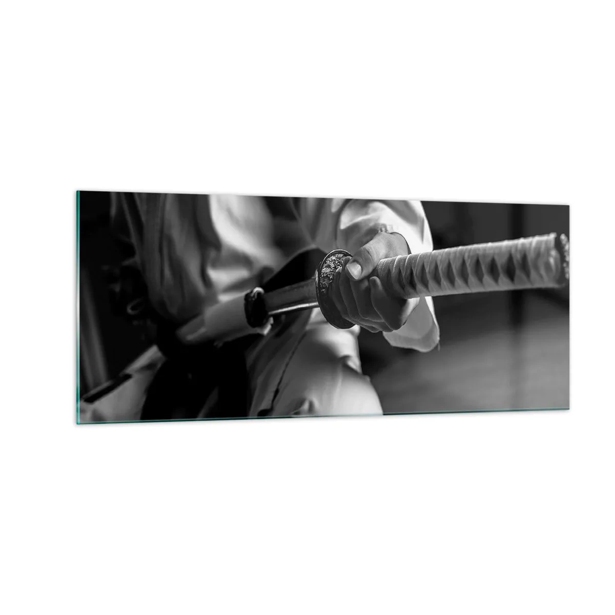 Tablou pe sticlă - Sufletul unui războinic - 100x40 cm