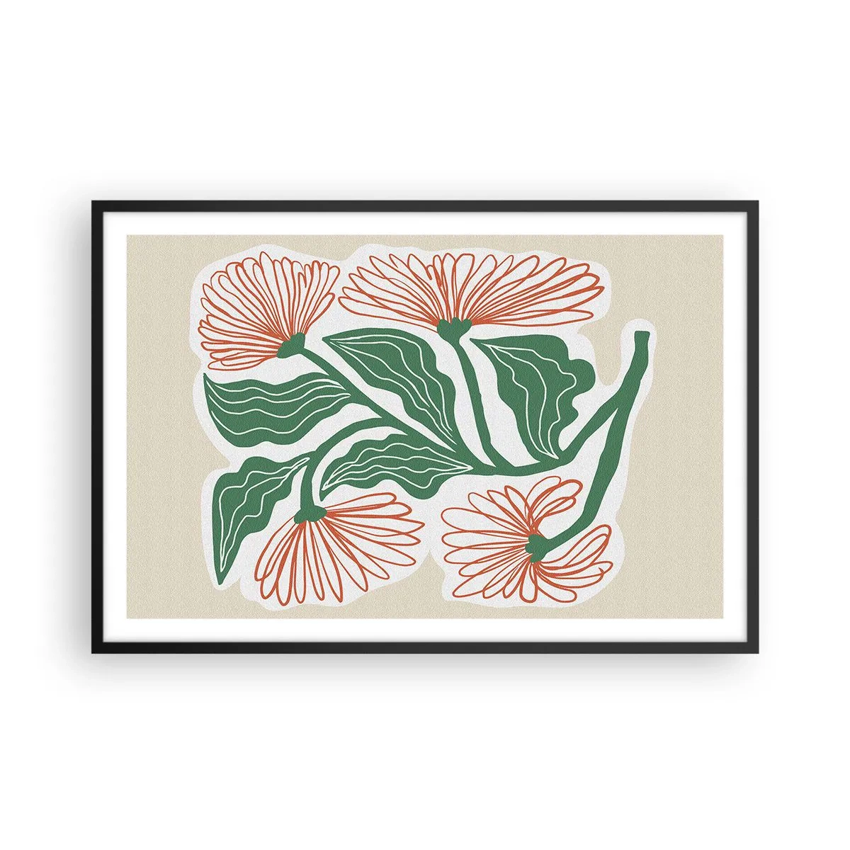 Poster în ramă neagră - Folclor modern - 91x61 cm