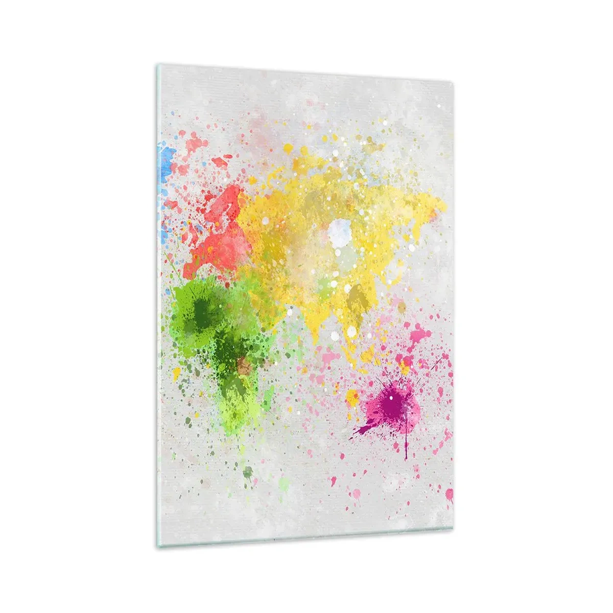 Tablou pe sticlă - Toate culorile lumii - 80x120 cm