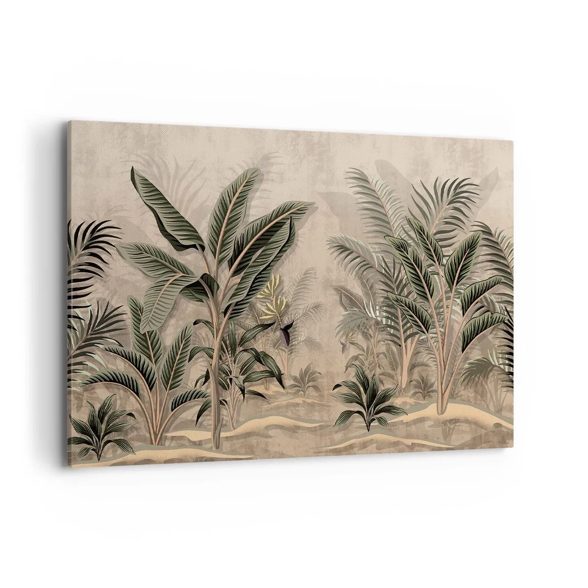 Tablou pe pânză - Gravură în stil colonial - 100x70 cm