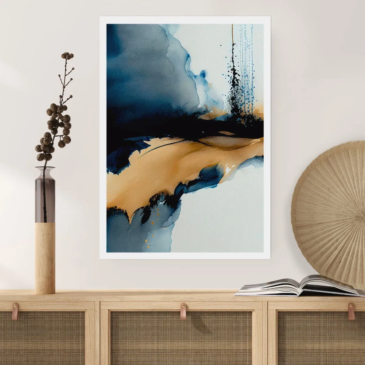 Poster - În spatele cortinei - 50x70 cm