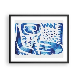 Poster în ramă neagră - Înapoi la rădăcini - 50x40 cm