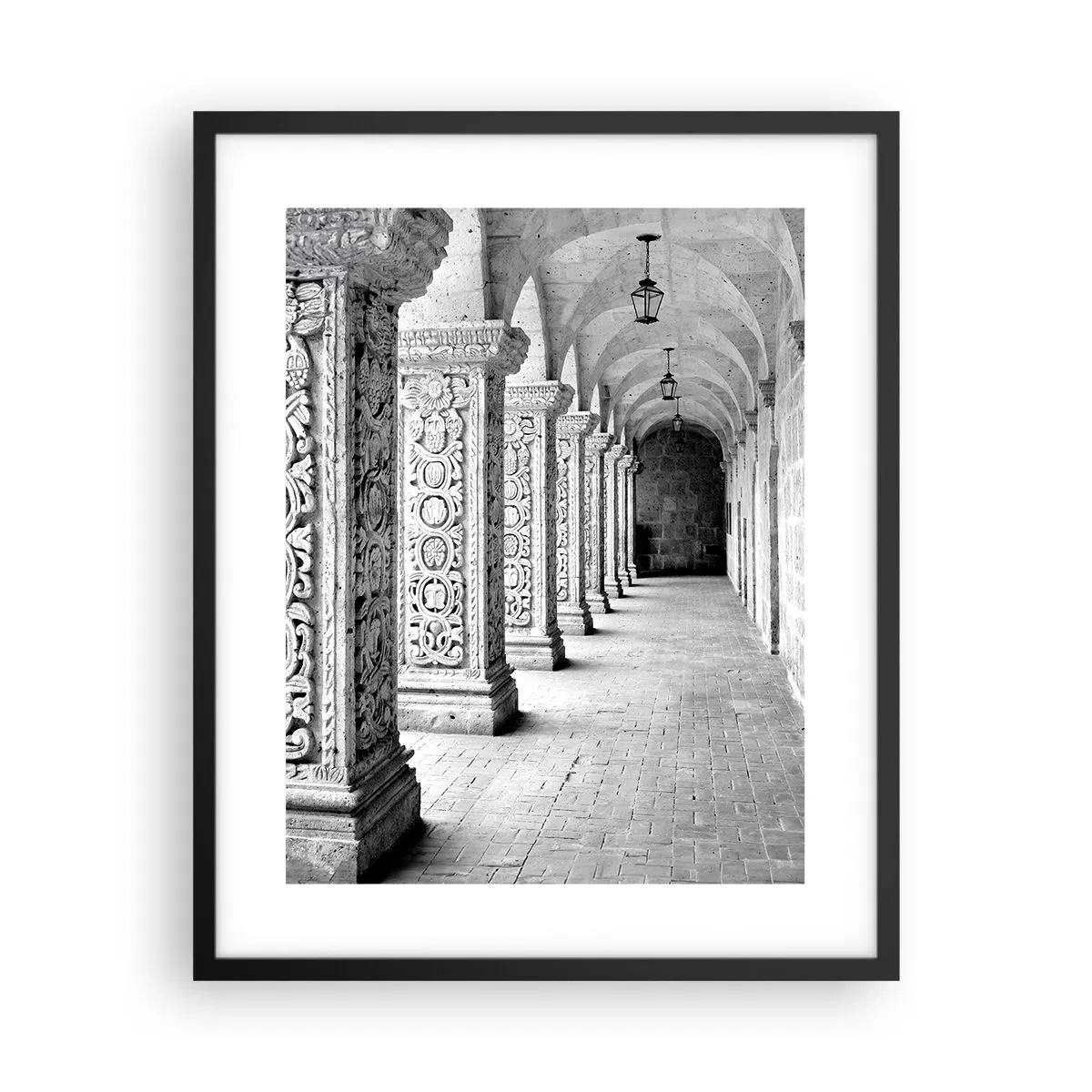 Poster în ramă neagră - Și încotro…? - 40x50 cm