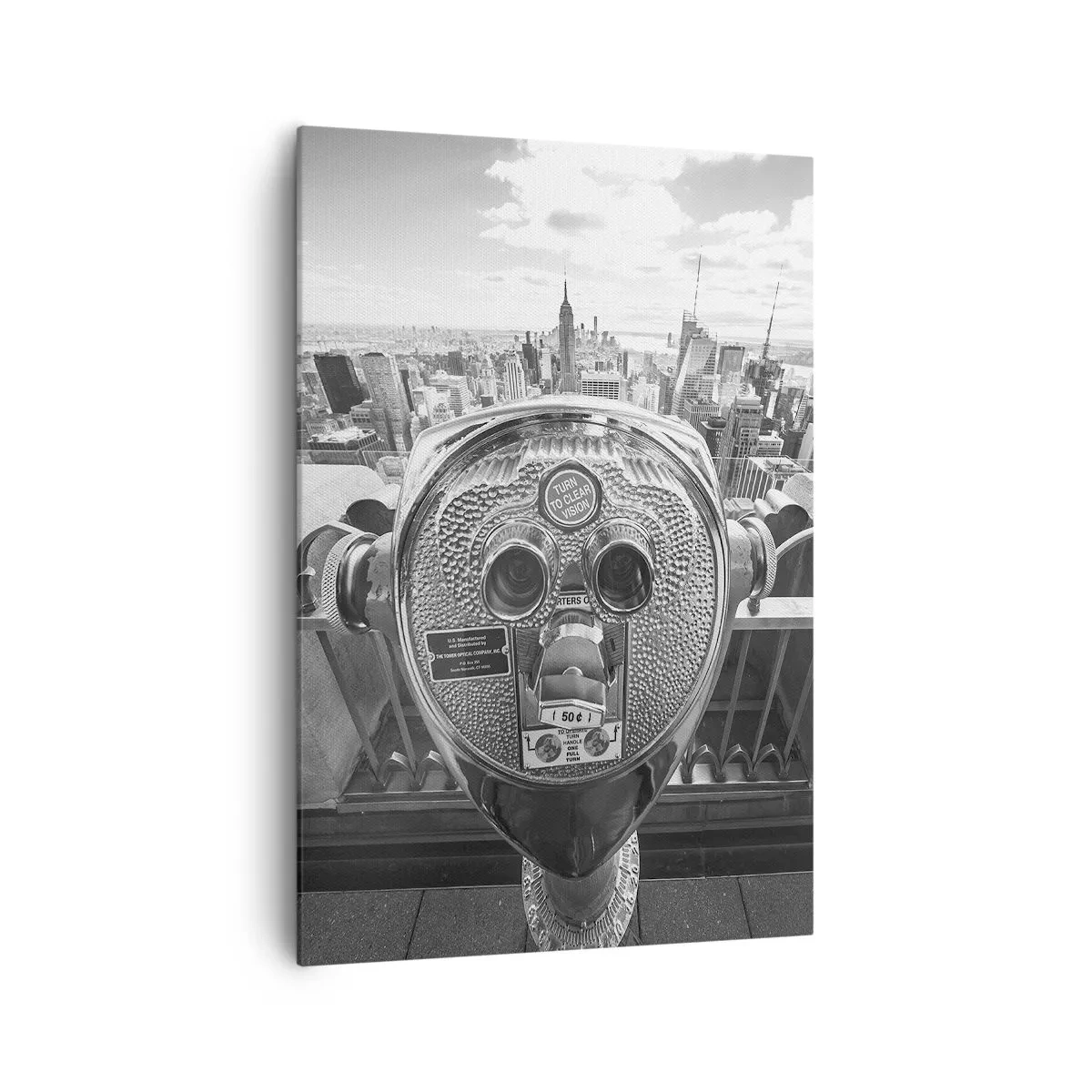 Tablou pe pânză - Orașul de deasupra orașelor - 70x100 cm