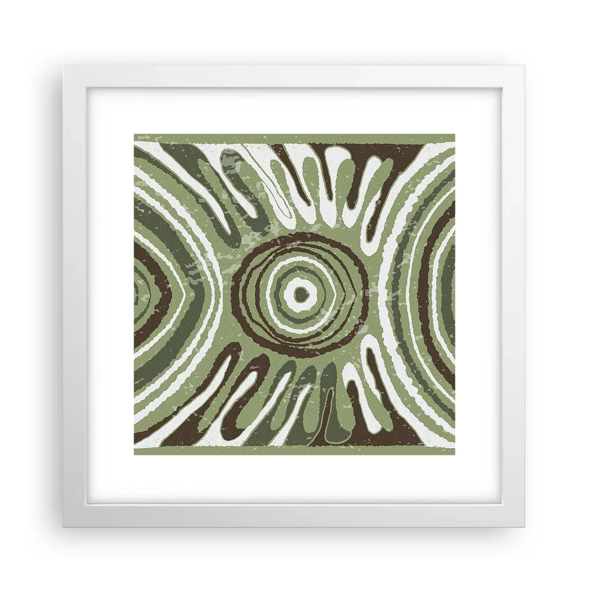 Poster în ramă albă - Explozie de emoții - 30x30 cm