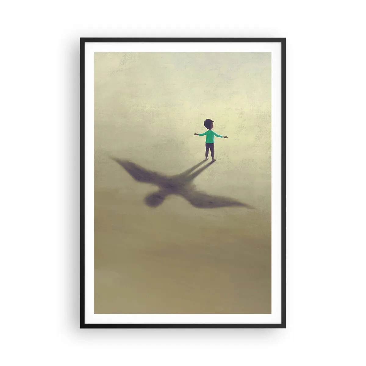 Poster în ramă neagră - Eroul viitorului - 70x100 cm