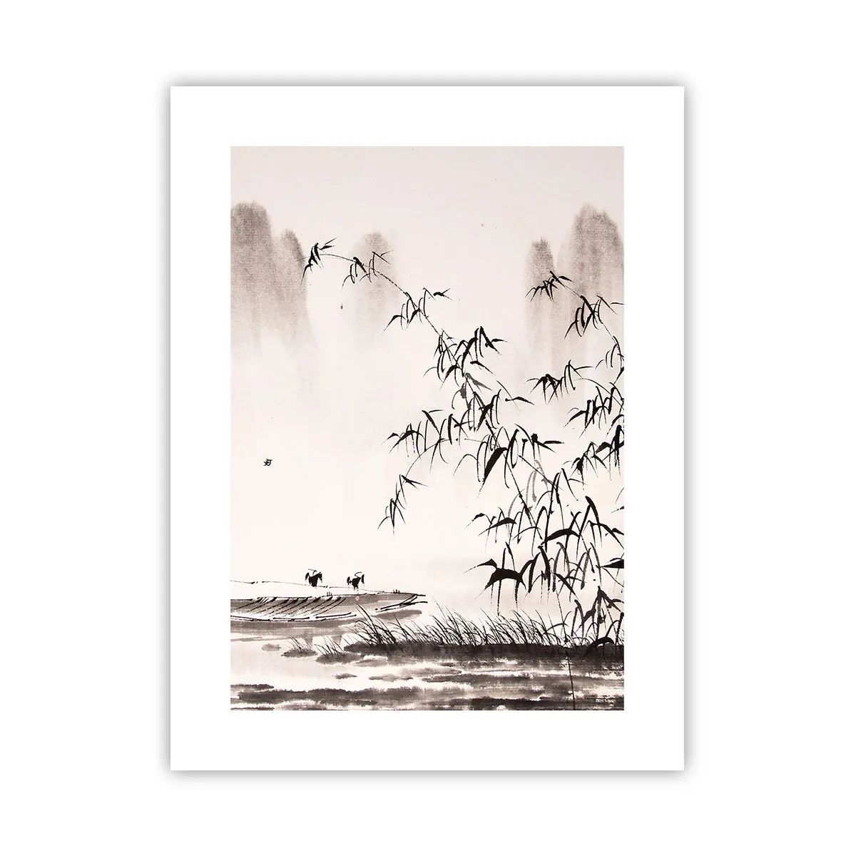 Poster - Liniștea câmpurilor de orez - 30x40 cm