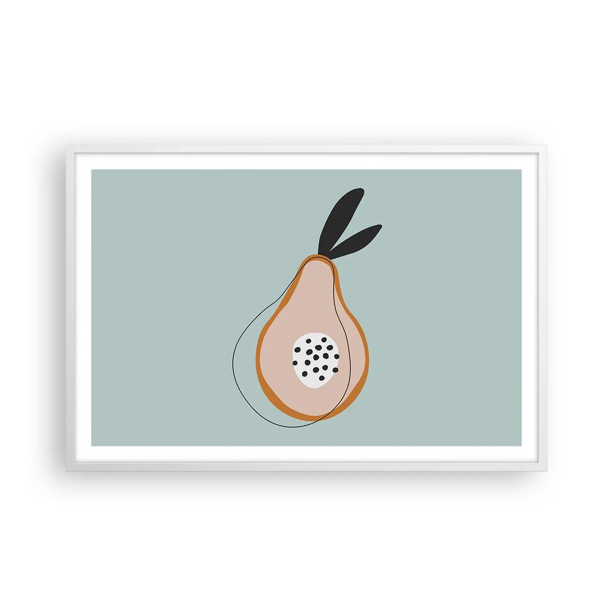 Poster în ramă albă - Pătrunzând în natura lucrurilor - 91x61 cm