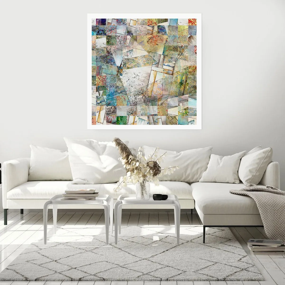 Poster - Remaniere geometrică - 60x60 cm