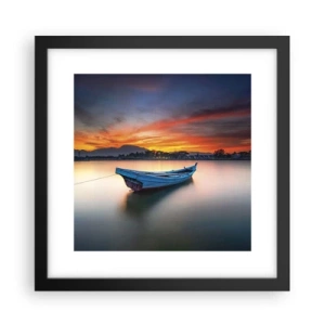 Poster în ramă neagră - O noapte bună înainte - 30x30 cm