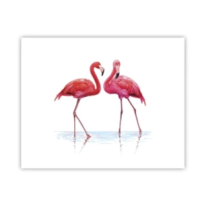 Poster - Pink randez-vous - 50x40 cm