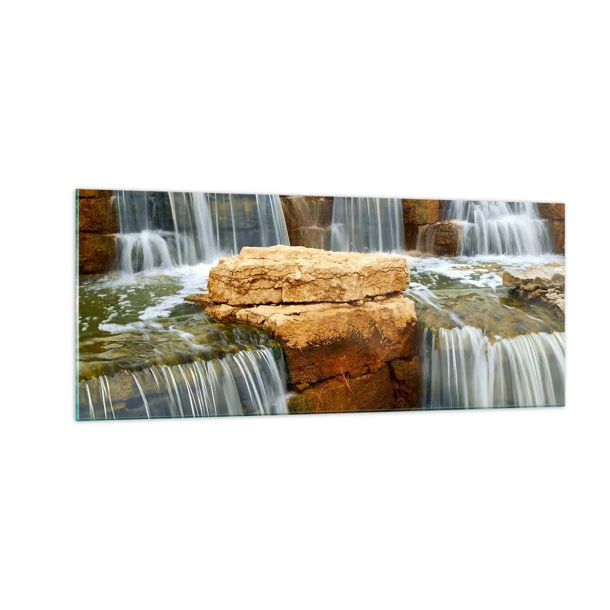 Tablou pe sticlă - Scara către cer - 100x40 cm