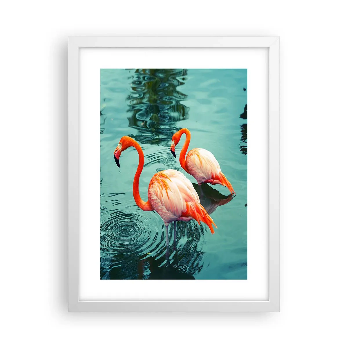 Poster în ramă albă - Suntem bune de revistele de modă - 30x40 cm