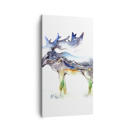 Tablou pe pânză - Eroul poveștii de iarnă - 45x80 cm