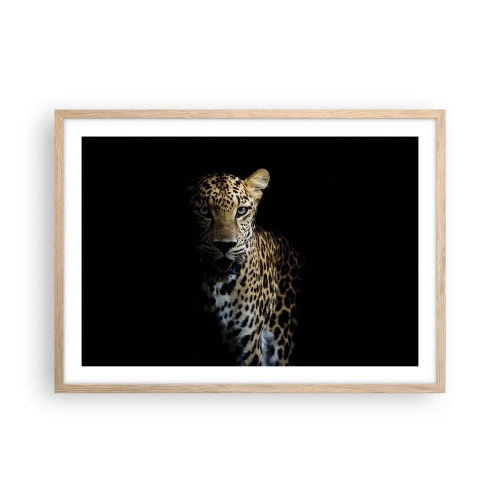 Poster în ramă de stejar deschis - Frumusețe întunecată - 70x50 cm