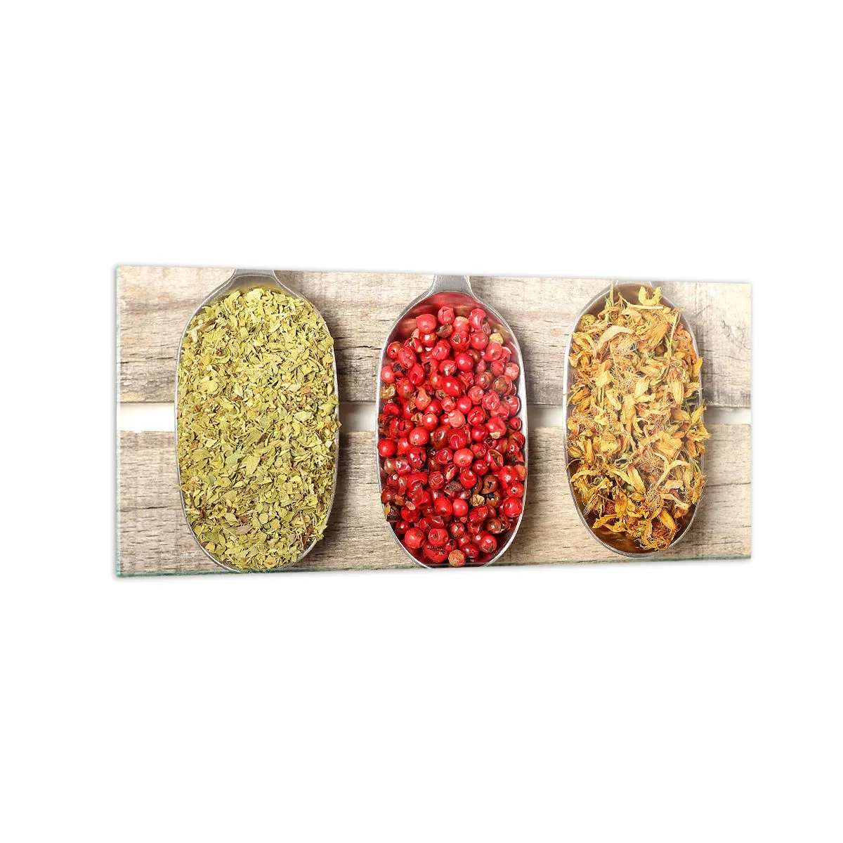 Tablou pe sticlă - Magia bucătăriei - 120x50 cm