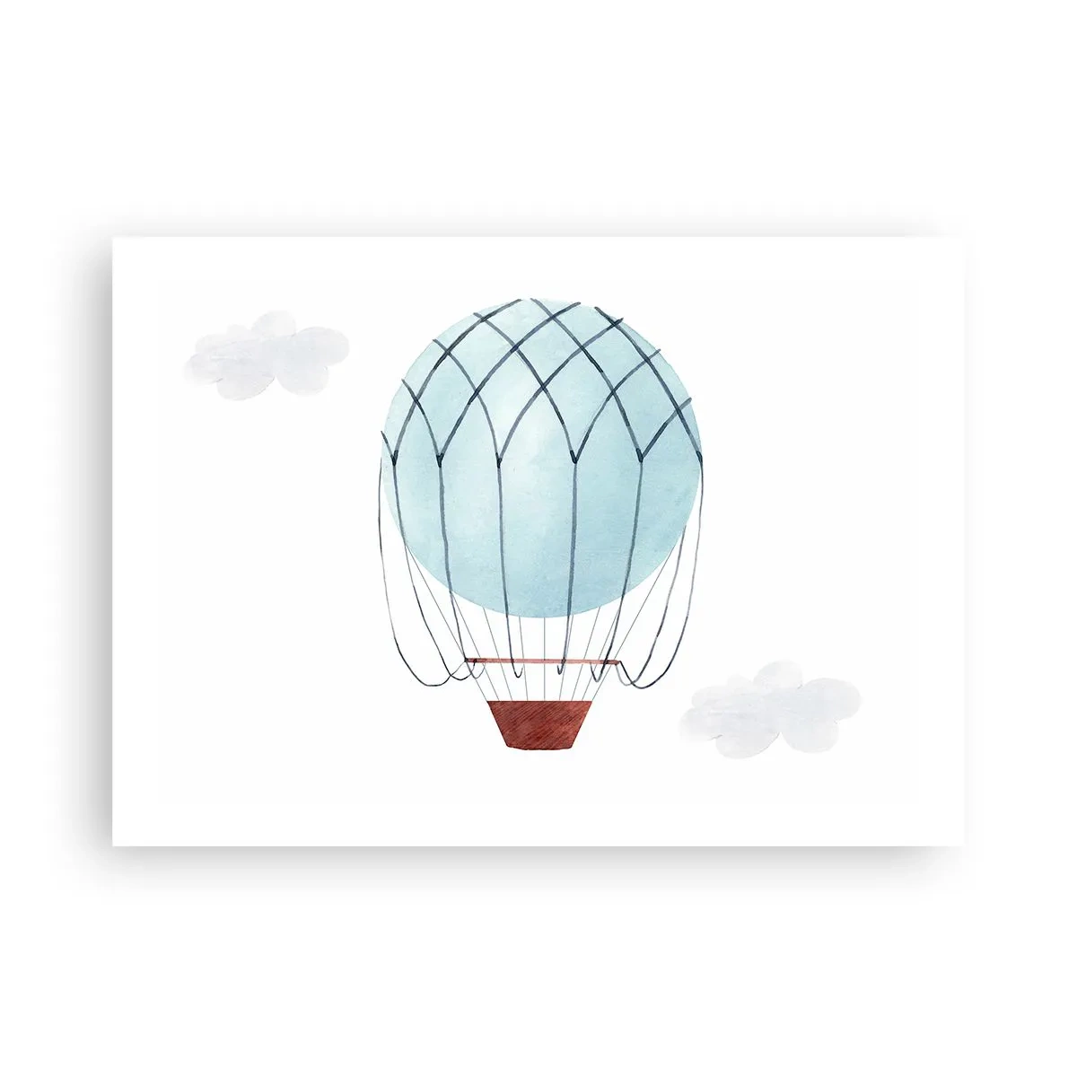 Poster - Complet în nori - 70x50 cm