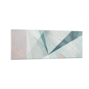 Tablou pe sticlă - Calm și totuși dinamic - 140x50 cm