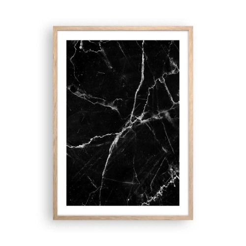 Poster în ramă de stejar deschis - Viața secretă a unei pietre - 50x70 cm