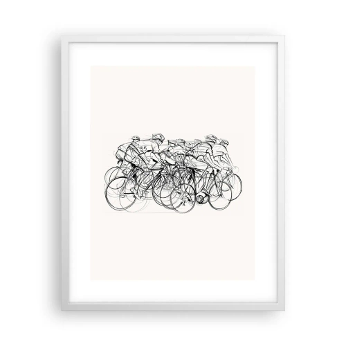 Poster în ramă albă - Mână în mână - 40x50 cm