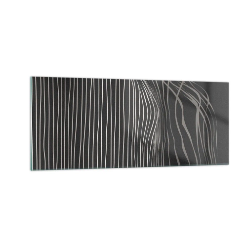 Tablou pe sticlă - Ritm și accent - 100x40 cm