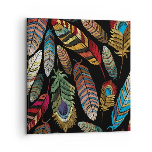 Tablou pe pânză - Carnavalul păsărilor - 70x70 cm