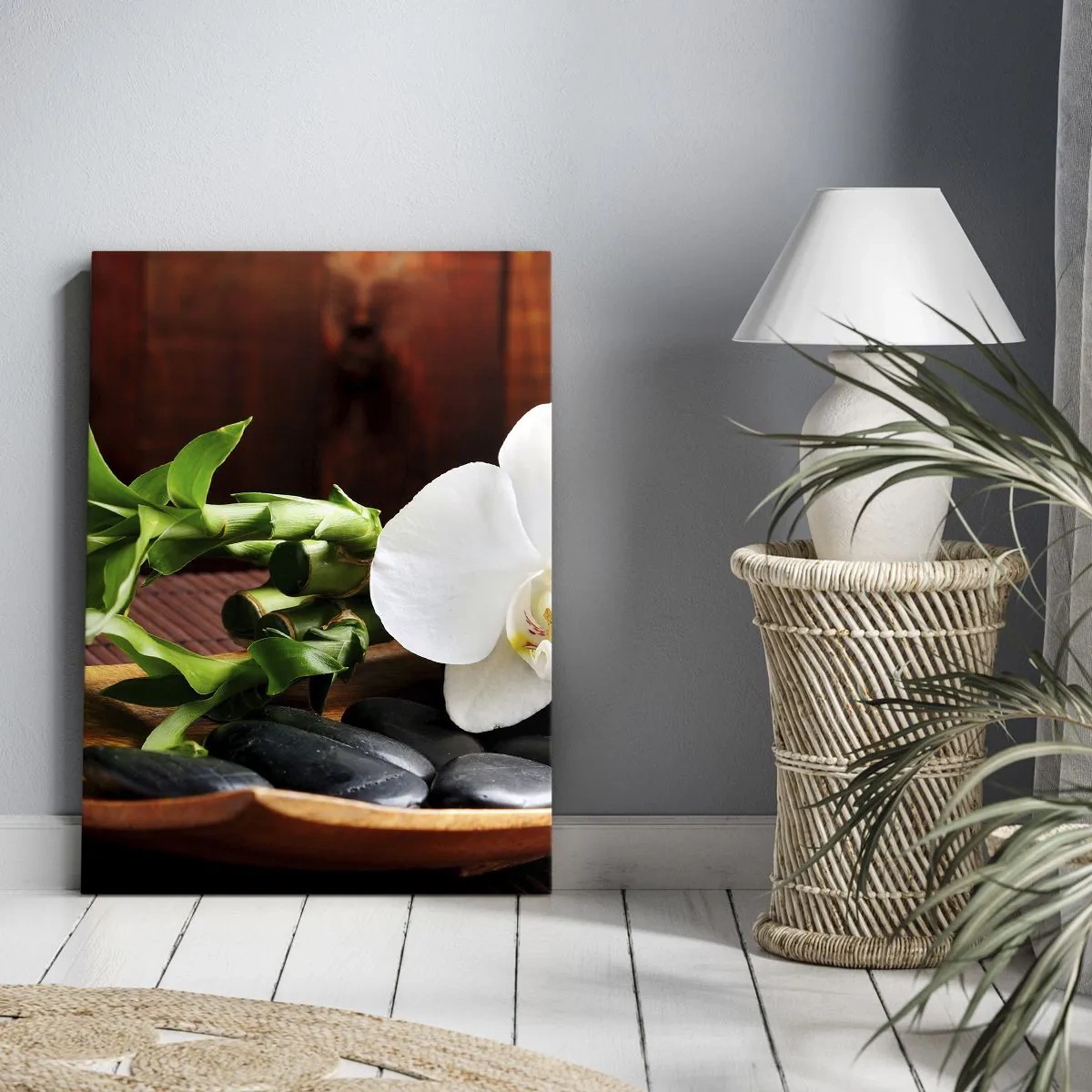 Tablou pe pânză - Lasă natura să te atingă - 65x120 cm