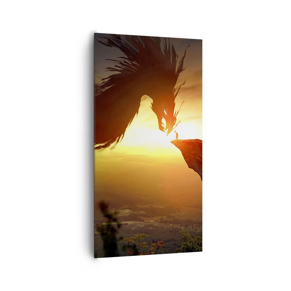 Tablou pe pânză - Vânător de dragoni - 65x120 cm