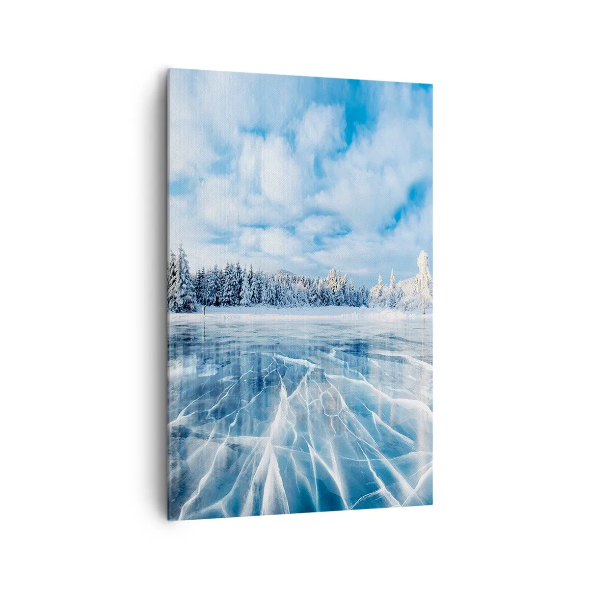 Tablou pe pânză - O priveliște orbitoare și cristalină - 80x120 cm