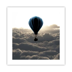 Poster - Rătăcitor deasupra norilor - 40x40 cm