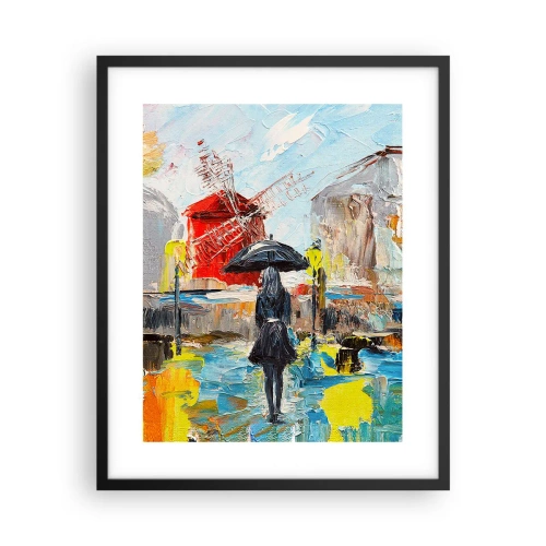 Poster în ramă neagră - Legende pariziene - 40x50 cm