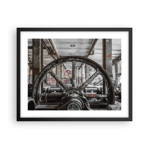 Poster în ramă neagră - Viața secretă a unei fabrici - 50x40 cm