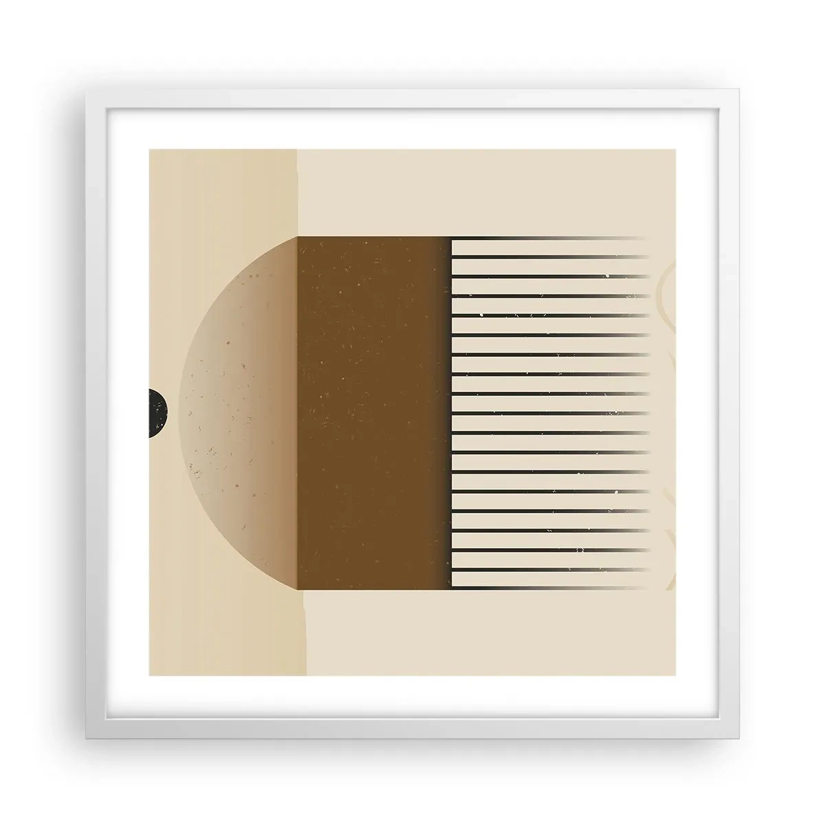 Poster în ramă albă - Stări diferite - 50x50 cm