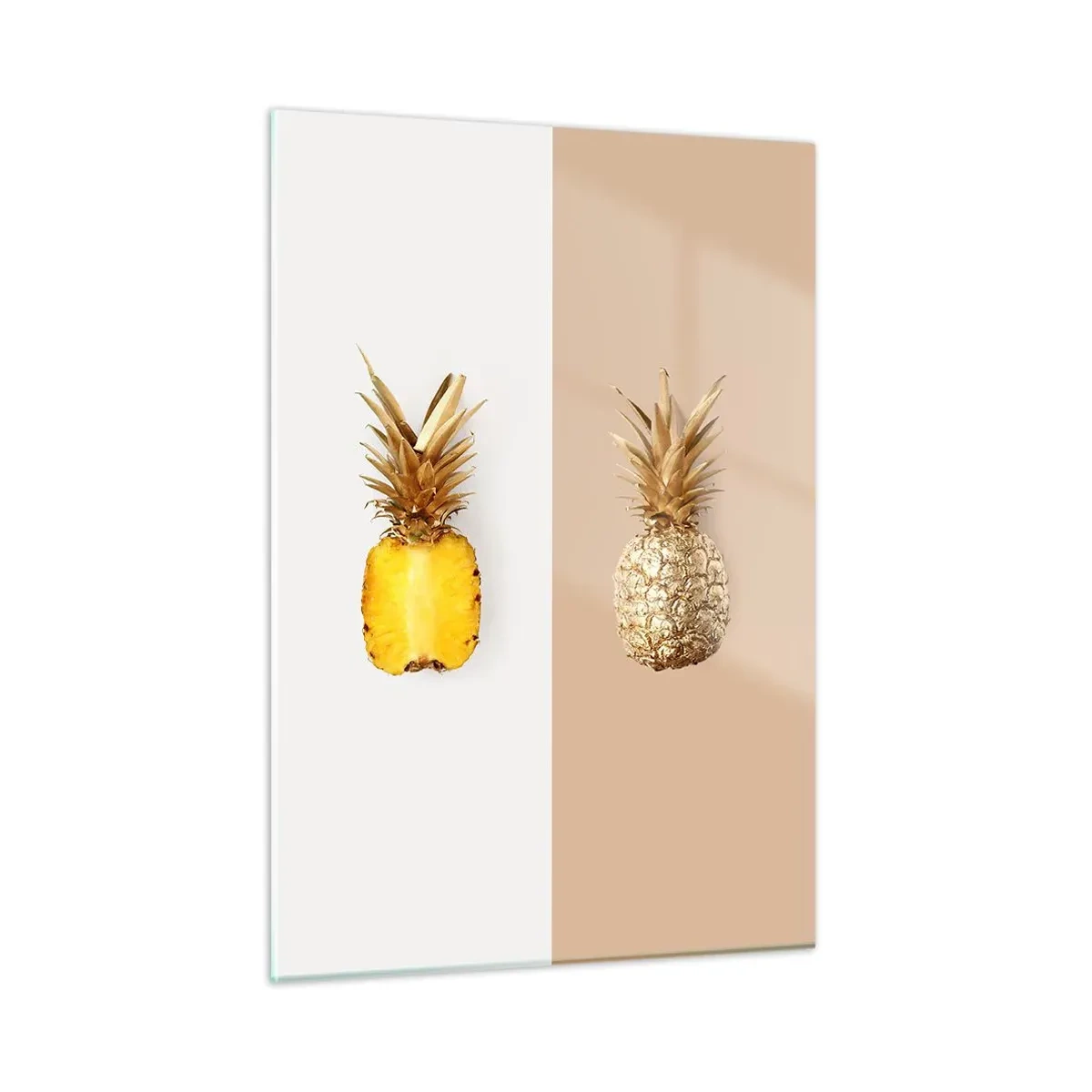 Tablou pe sticlă - Ananas de împărțit - 50x70 cm