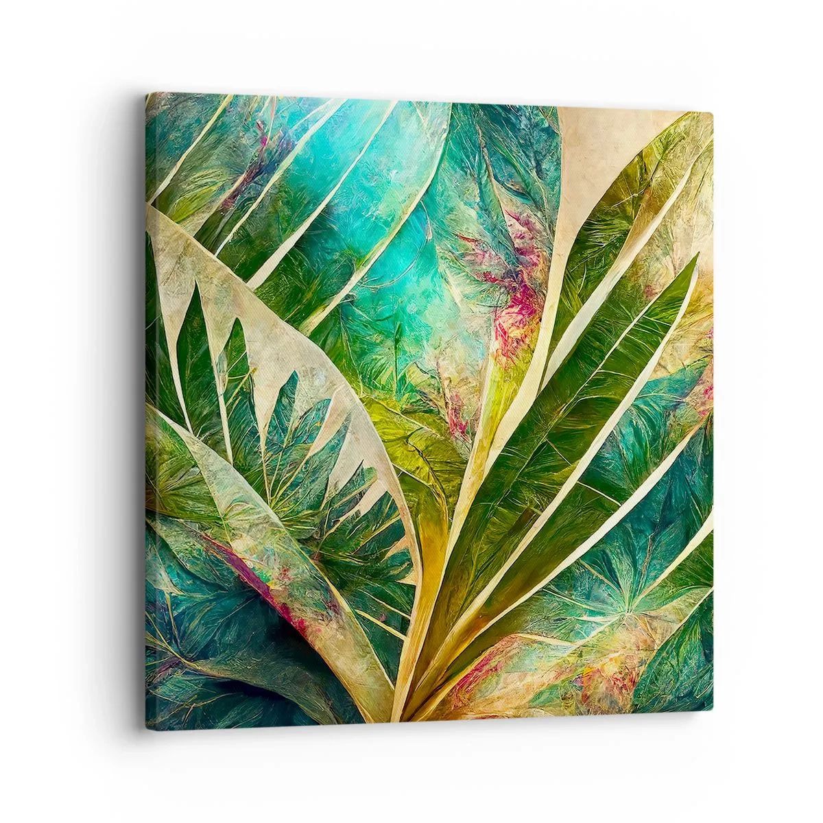 Tablou pe pânză - Culorile tropicelor - 30x30 cm