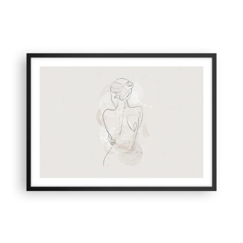 Poster în ramă neagră - Ca un instrument sensibil - 70x50 cm