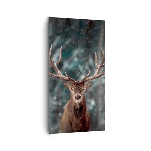 Tablou pe pânză - Regele pădurii a fost încoronat - 65x120 cm