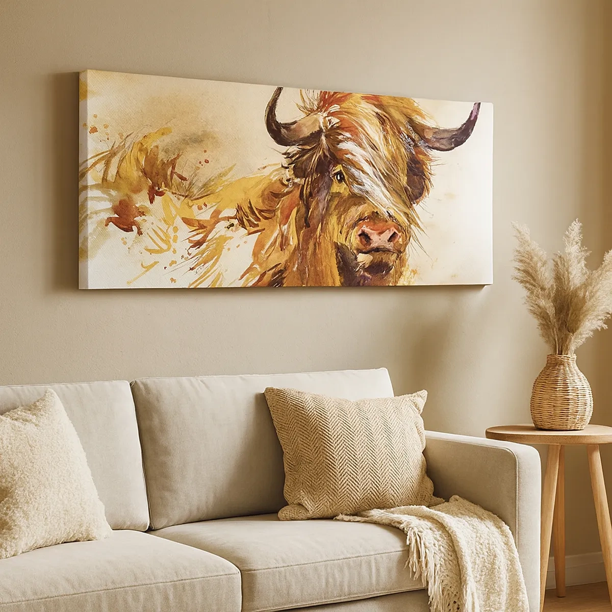 Tablou pe pânză - Mândria vânătorului - 30x30 cm