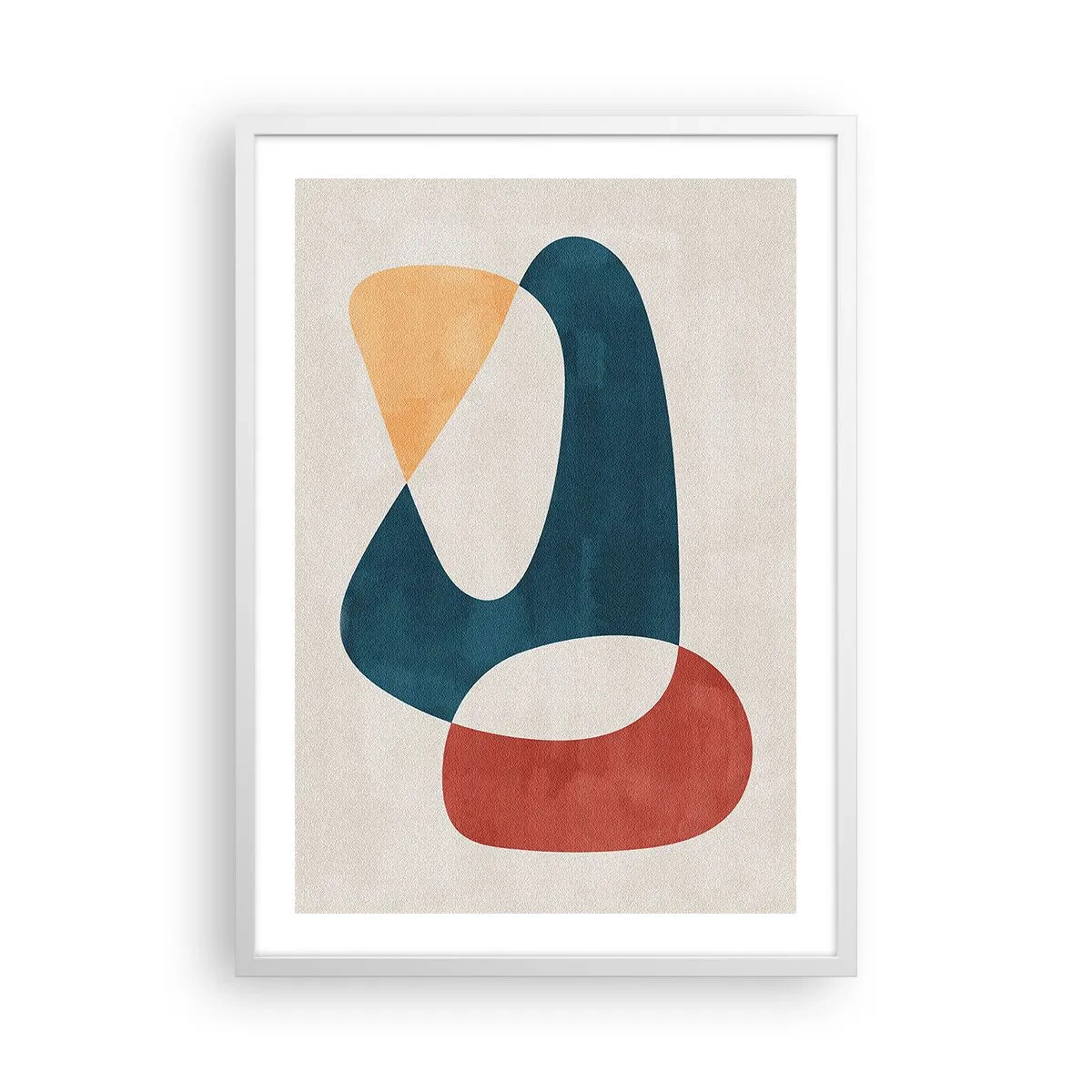 Poster în ramă albă - Influențe și metamorfoze - 50x70 cm