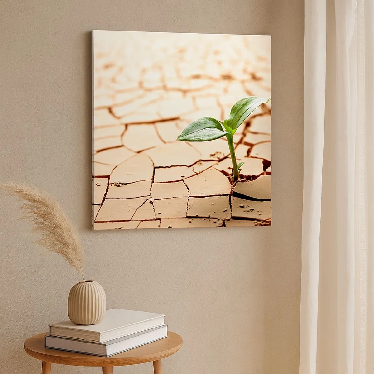 Tablou pe pânză - Forța irepresibilă a vieții - 30x30 cm